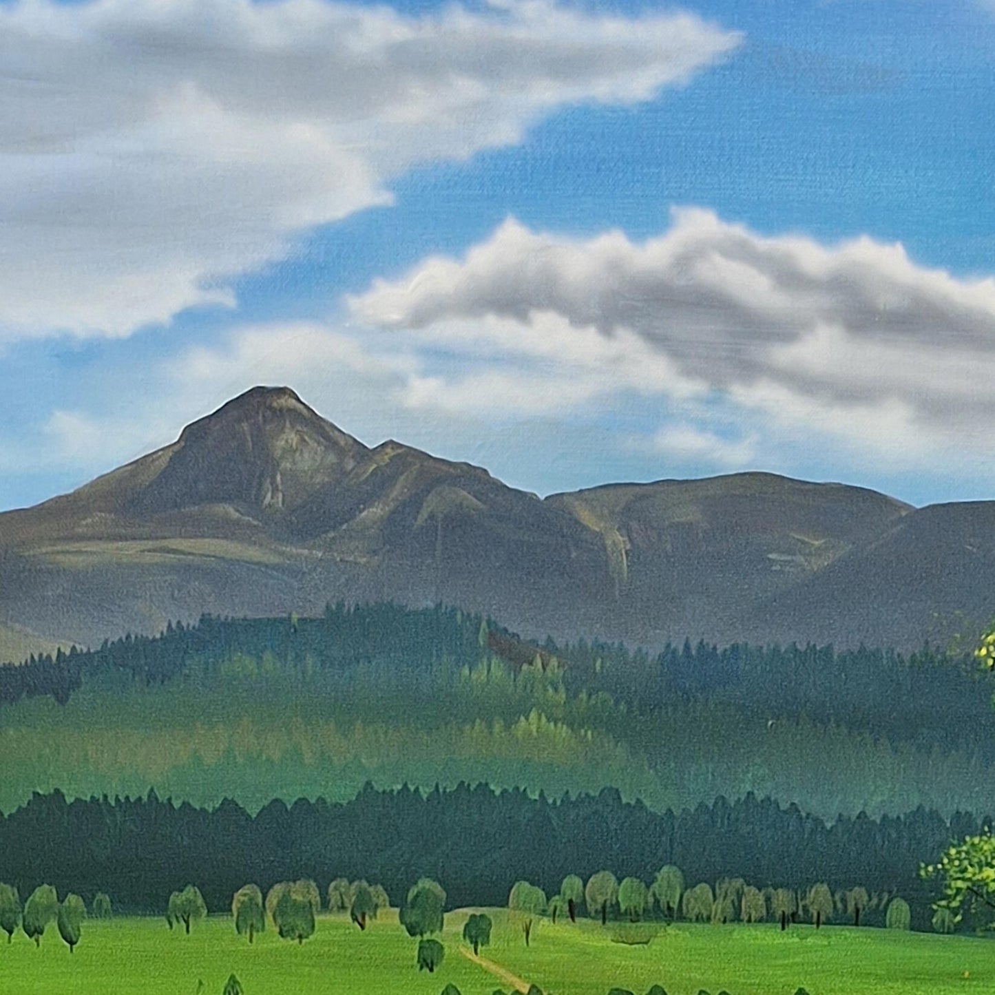 Across the Spey | Acrylic on canvas