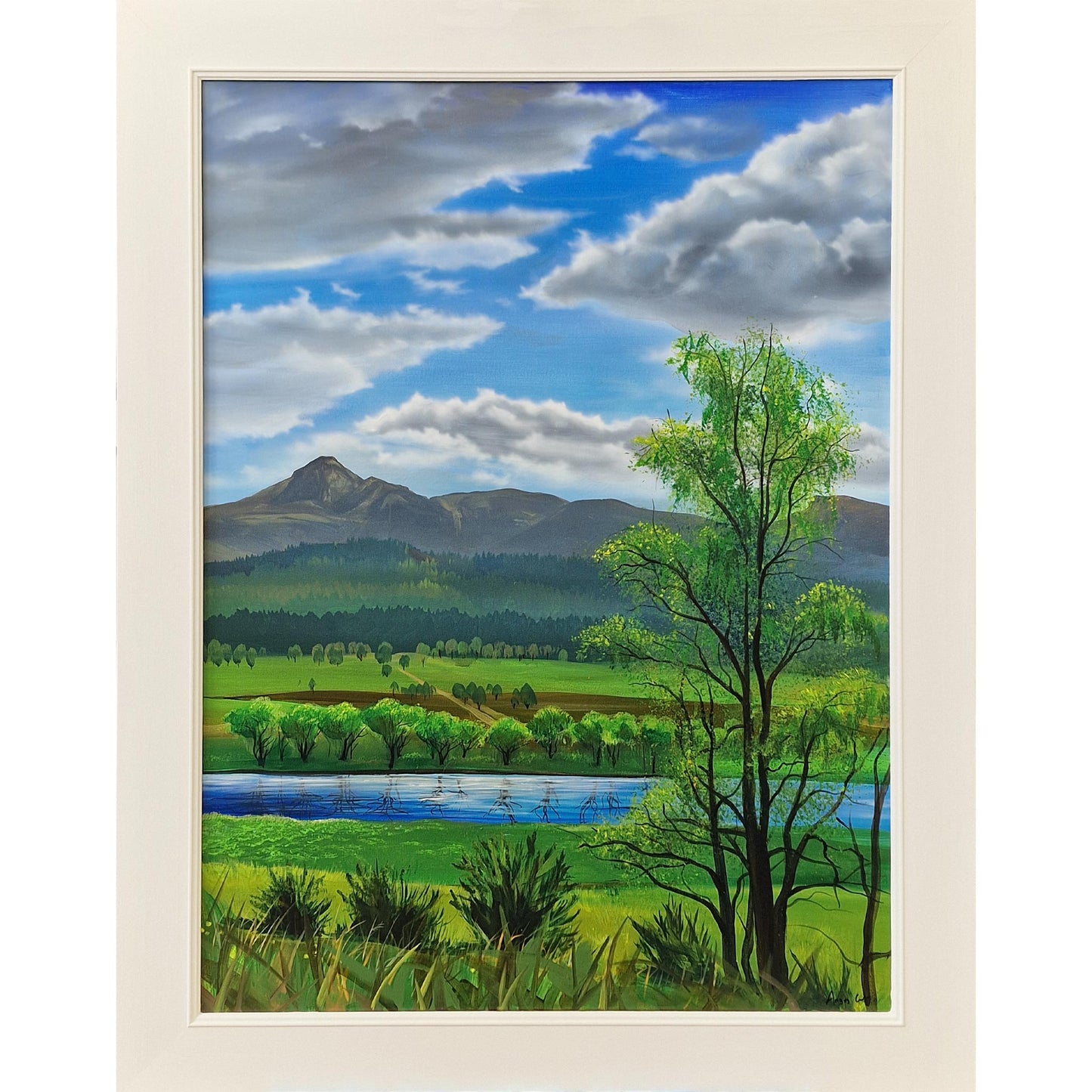Across the Spey | Acrylic on canvas
