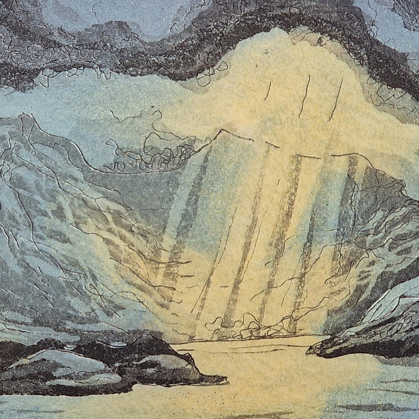 Assynt Light 35/50 | Aquatint Etching