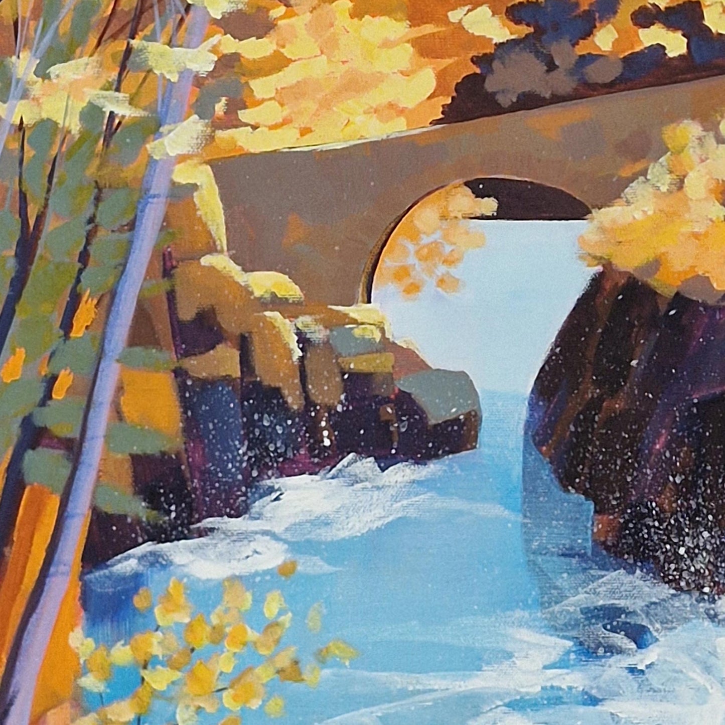 Autumn at the Hermitage | Acrylic on canvas