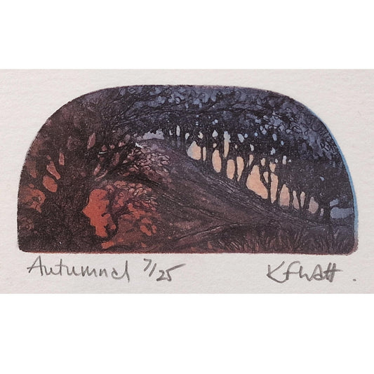 Autumnal 7/25 | Aquating Etching