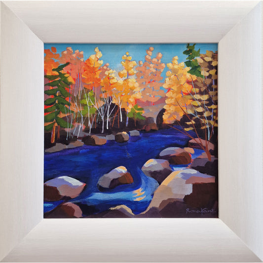 Autumn on the River | Acrylic on Canvas
