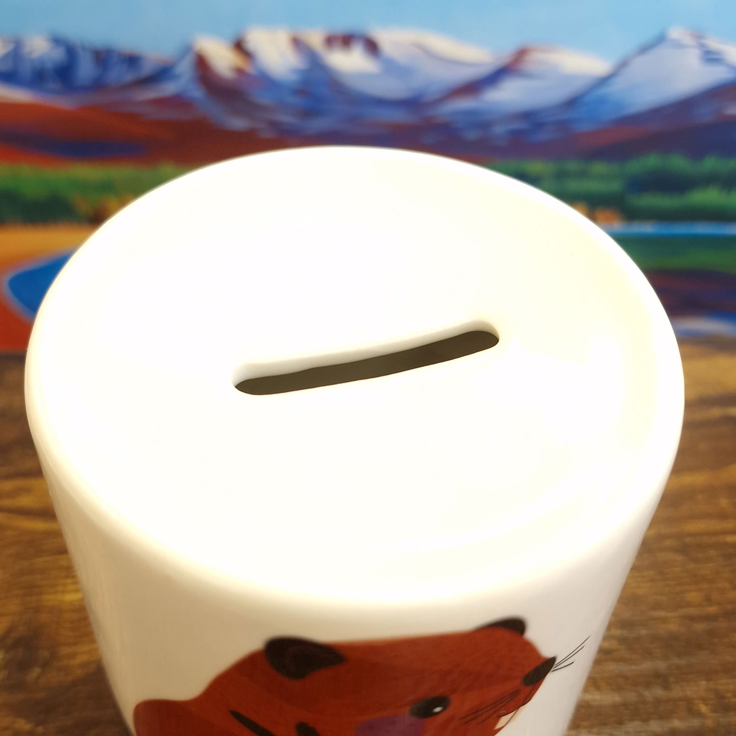 Beaver Piggy Bank | Ceramic