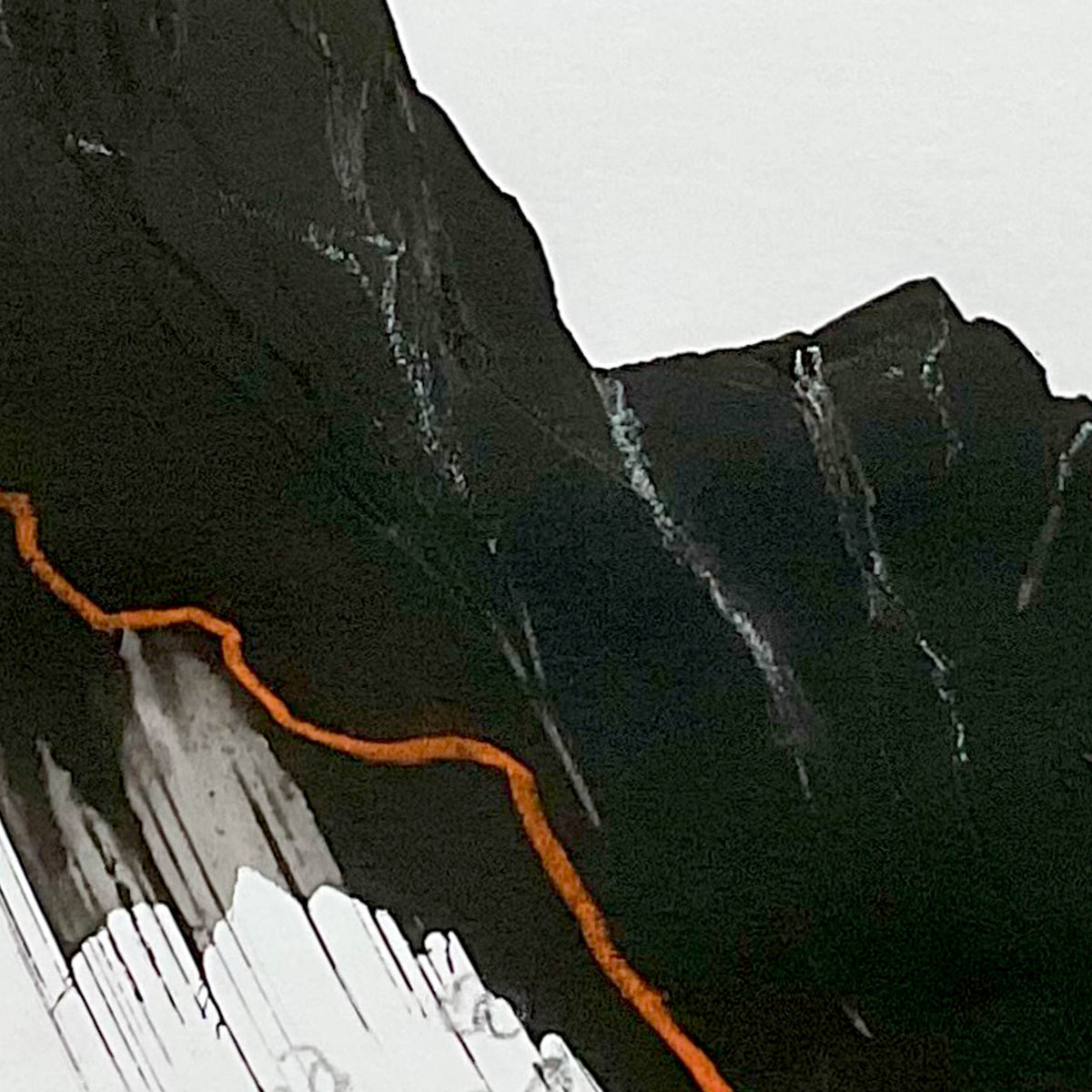 Below Fingers Ridge | Mixed Media