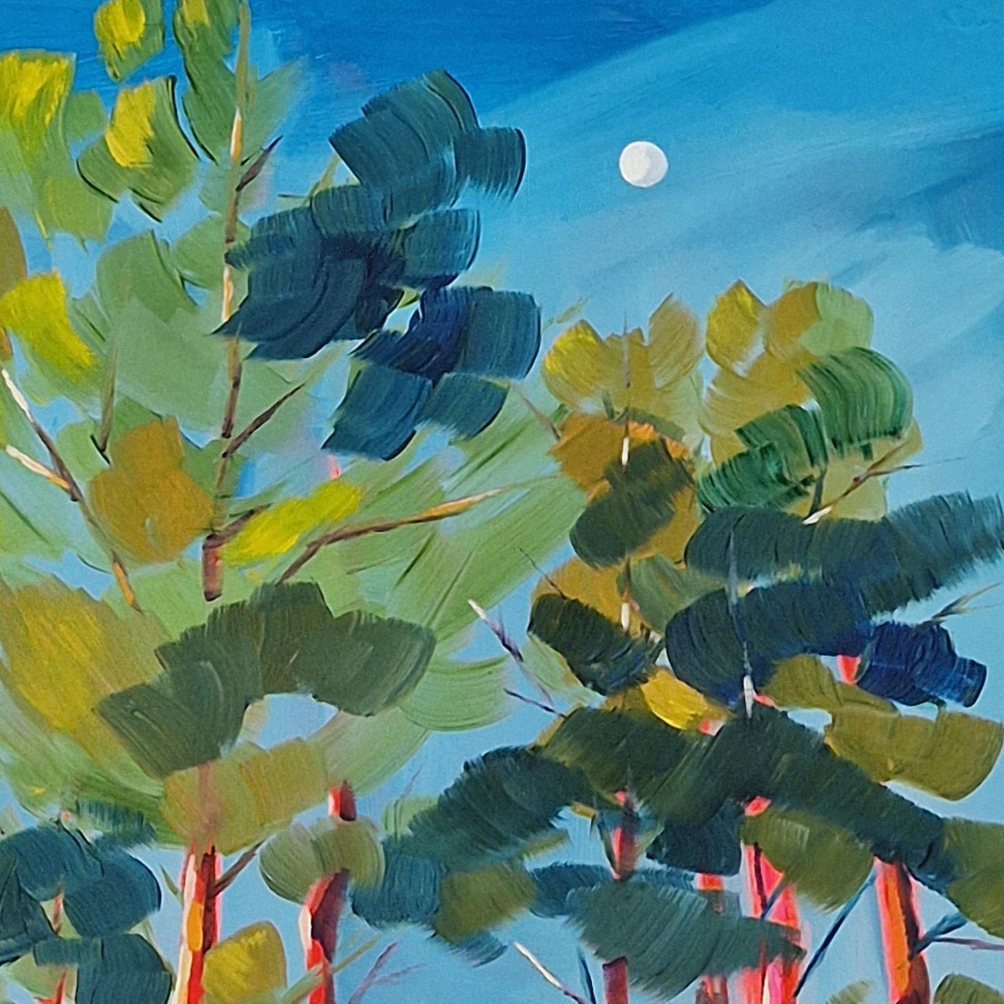 Ben More and Winter Pines | Acrylic on Canvas