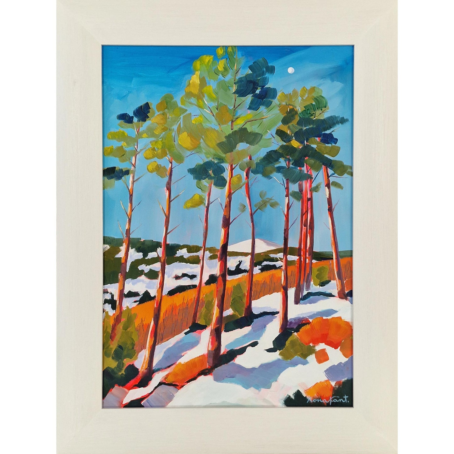 Ben More and Winter Pines | Acrylic on Canvas