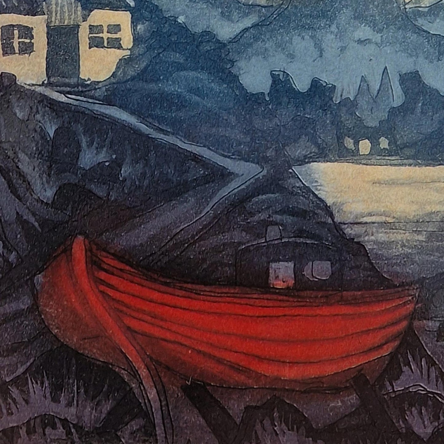 Big Boat 14/25 | Aquatint Etching