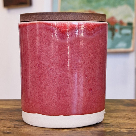 Handmade Candle Pot | Bullfinch | Ceramic