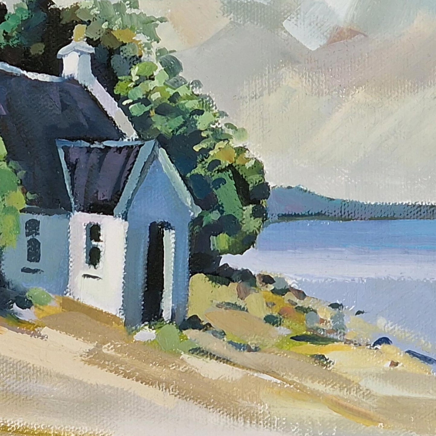 Coastal Cottage | Oil on Canvas