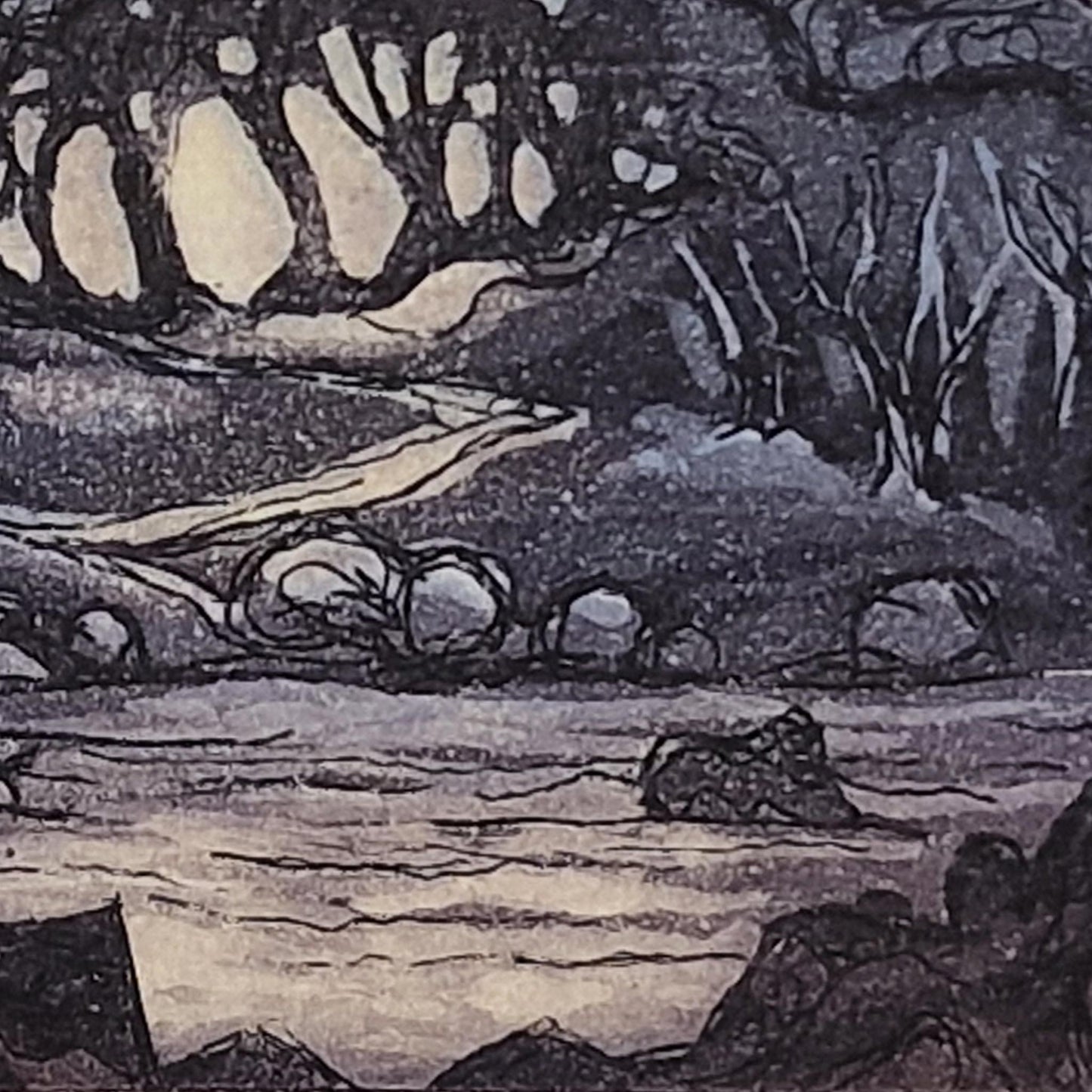 Crossing 20/25 | Aquatint Etching