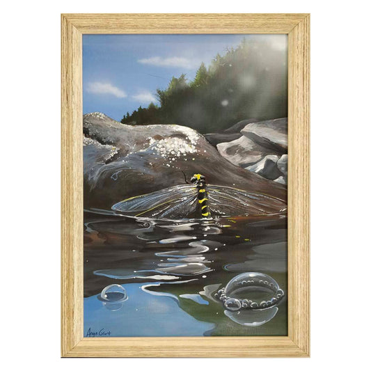 Dragonfly on Loch Treig | Acrylic on Linen