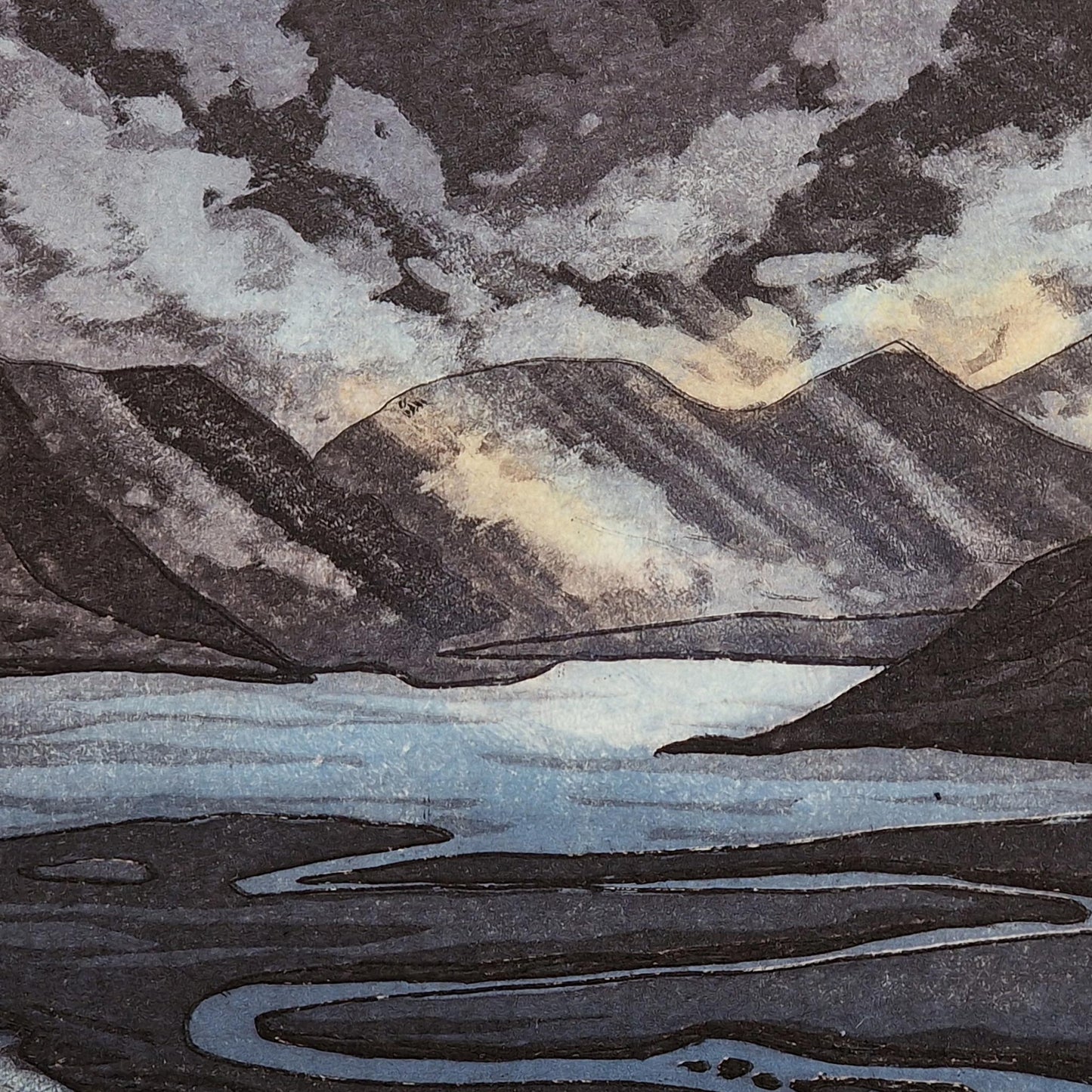 Glenmuick Storm 42/50 | Aquatint Etching