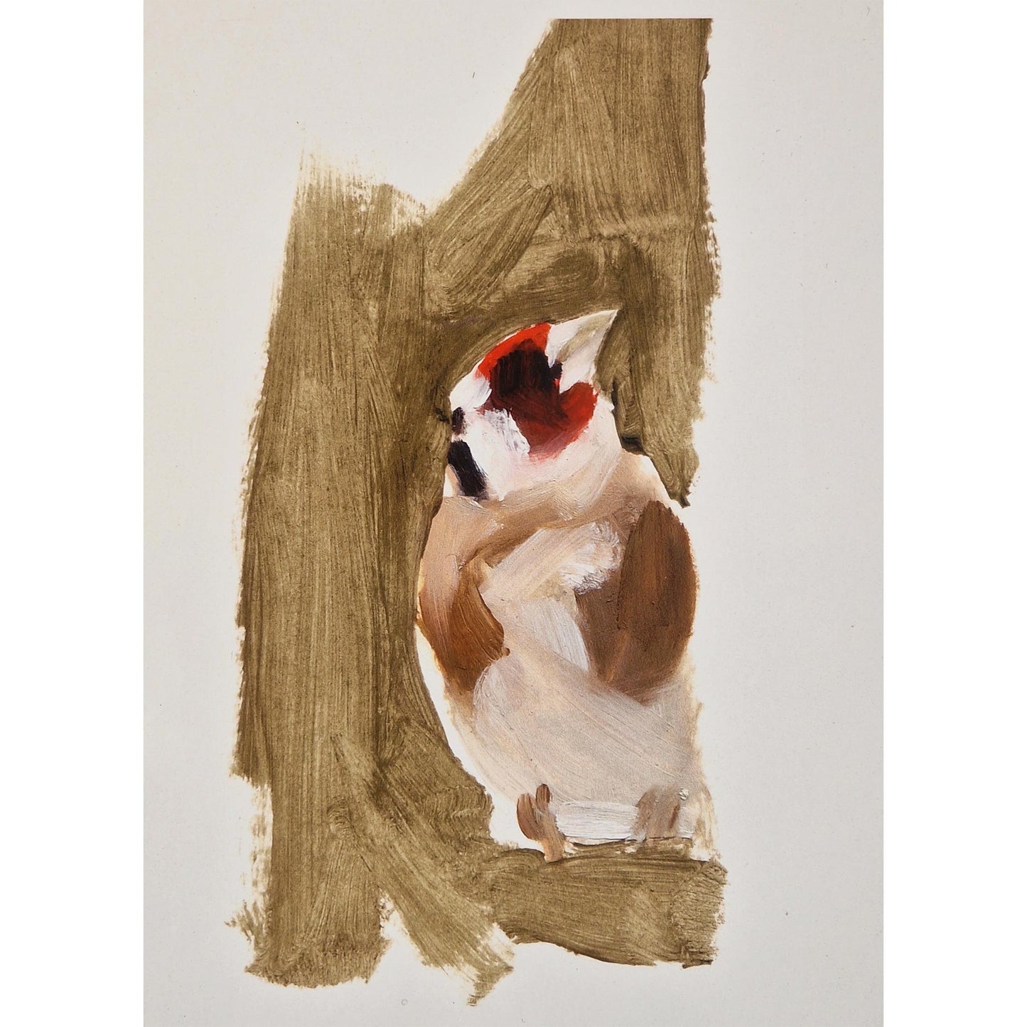 Goldfinch on Feeder | Giclee Print