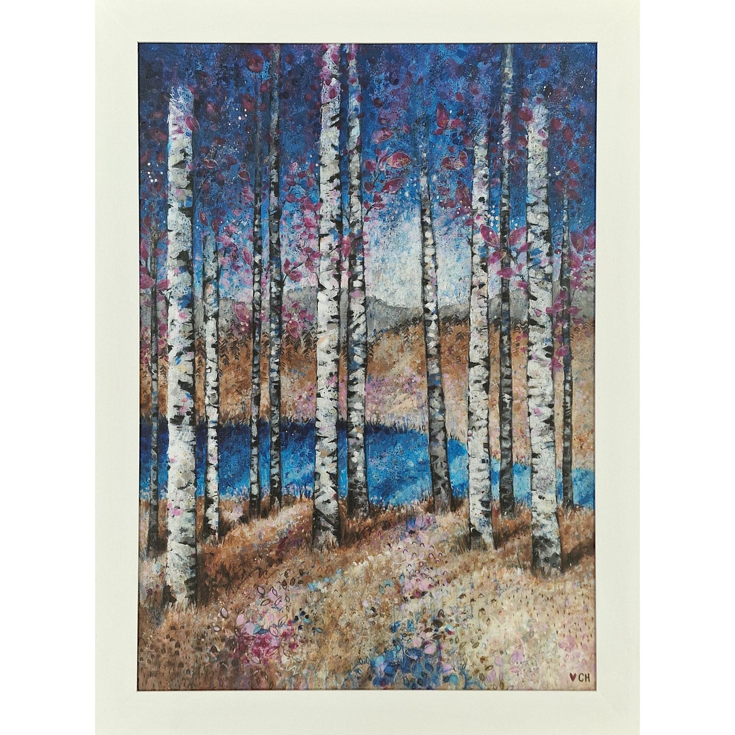 Let's Stay a While | Acrylic & Crayon