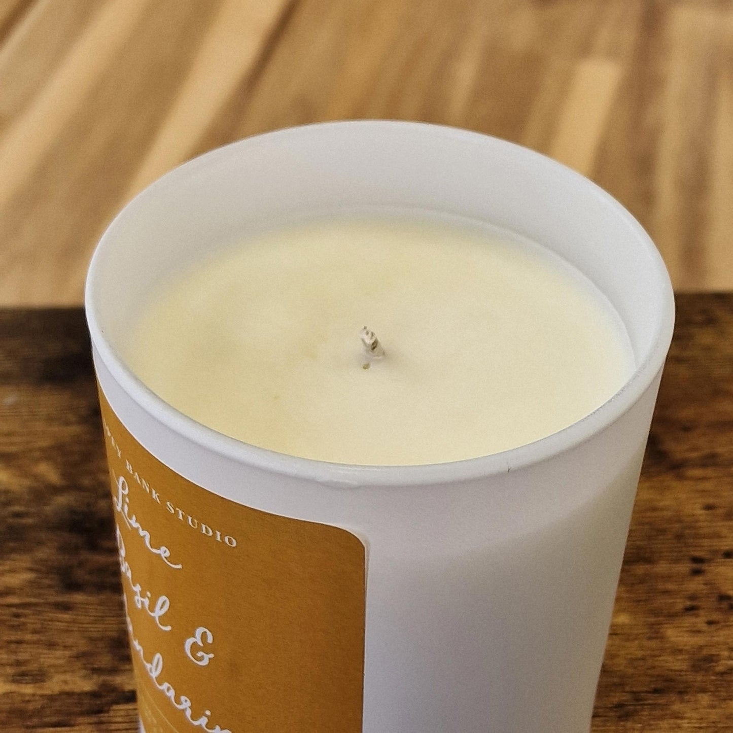 Scented Candle Pot | Lime, Basil & Mandarin | Glass