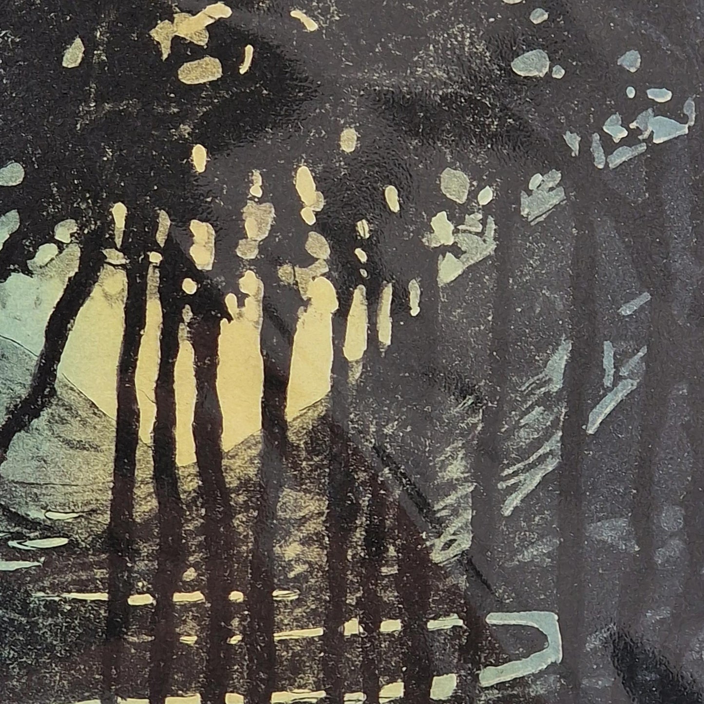 Meandering 3/25 | Aquatint Etching