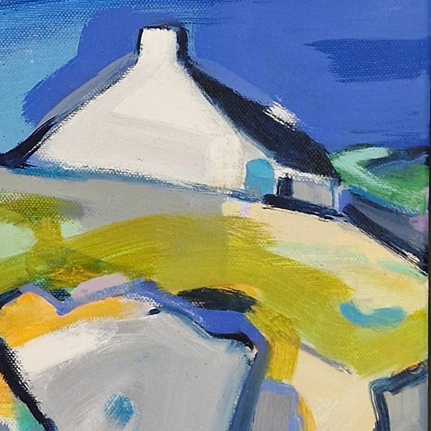 Port Isaac - White House | Oil on Canvas