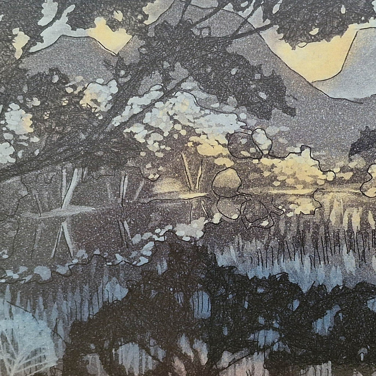 Reflections at Dusk 27/50 | Aquatint Etching