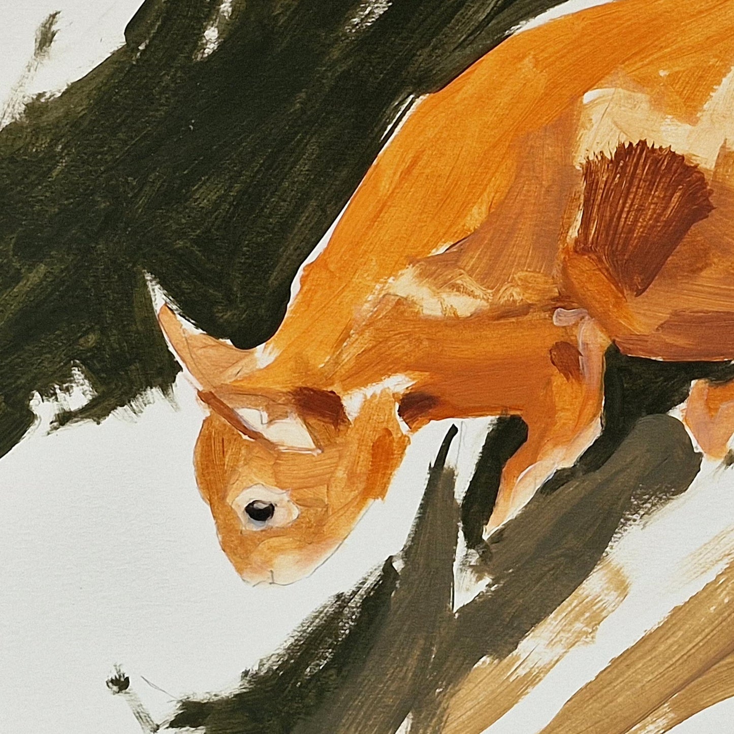 Scampering | Oil