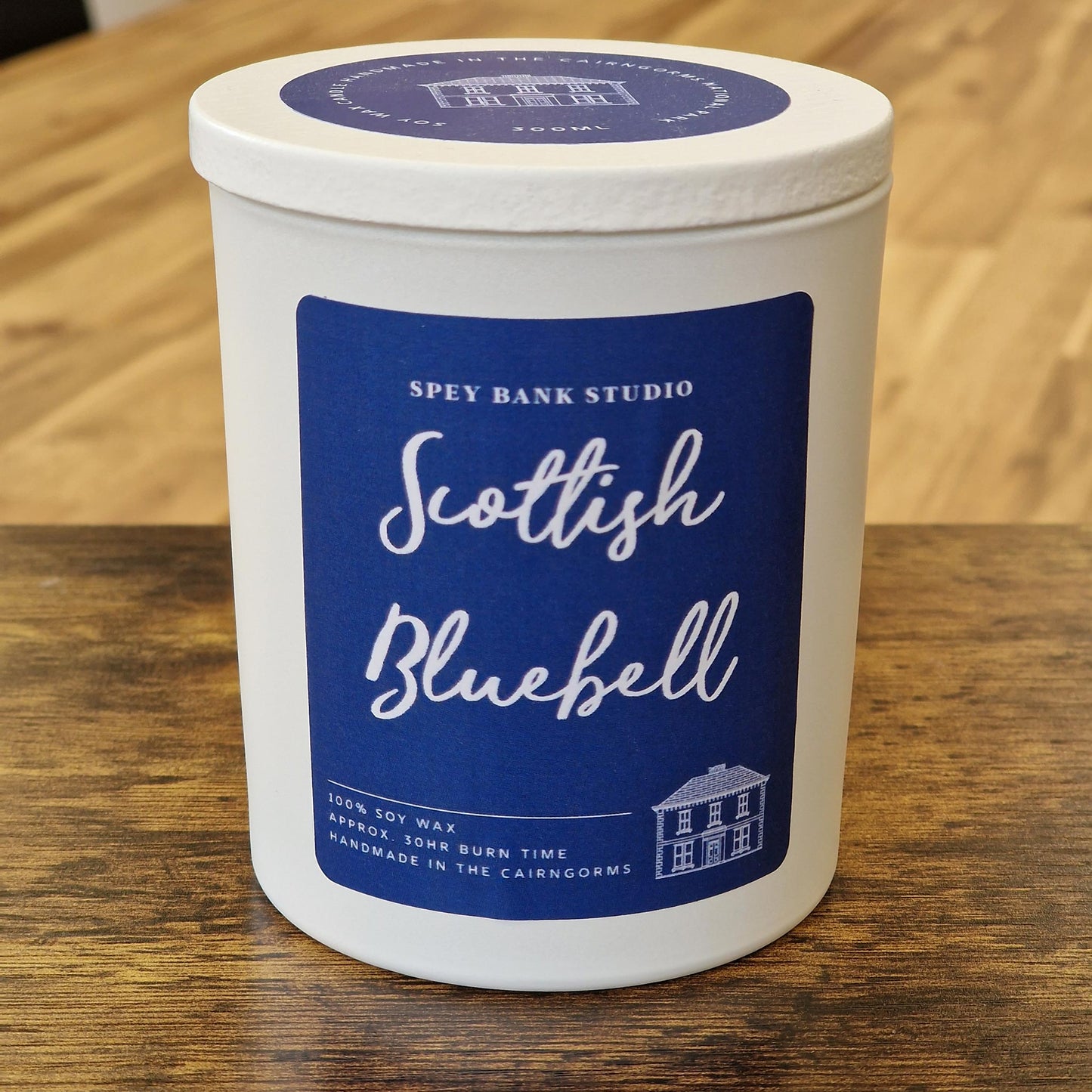 Scented Candle Pot | Scottish Bluebell | Glass