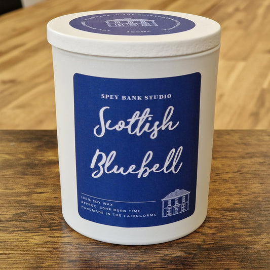 Scented Candle Pot | Scottish Bluebell | Glass