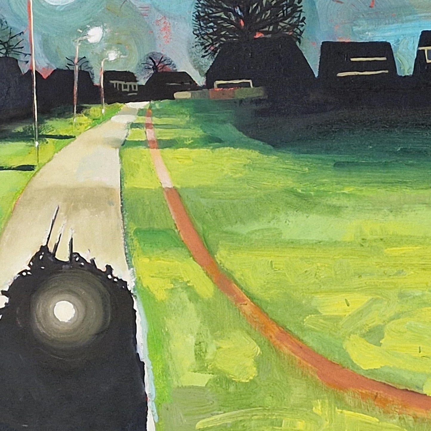 Scottish Puddle (body of water) Musselburgh | Oil on canvas