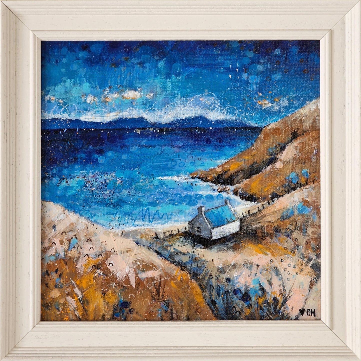 The Writer's Retreat | Acrylic & Crayon