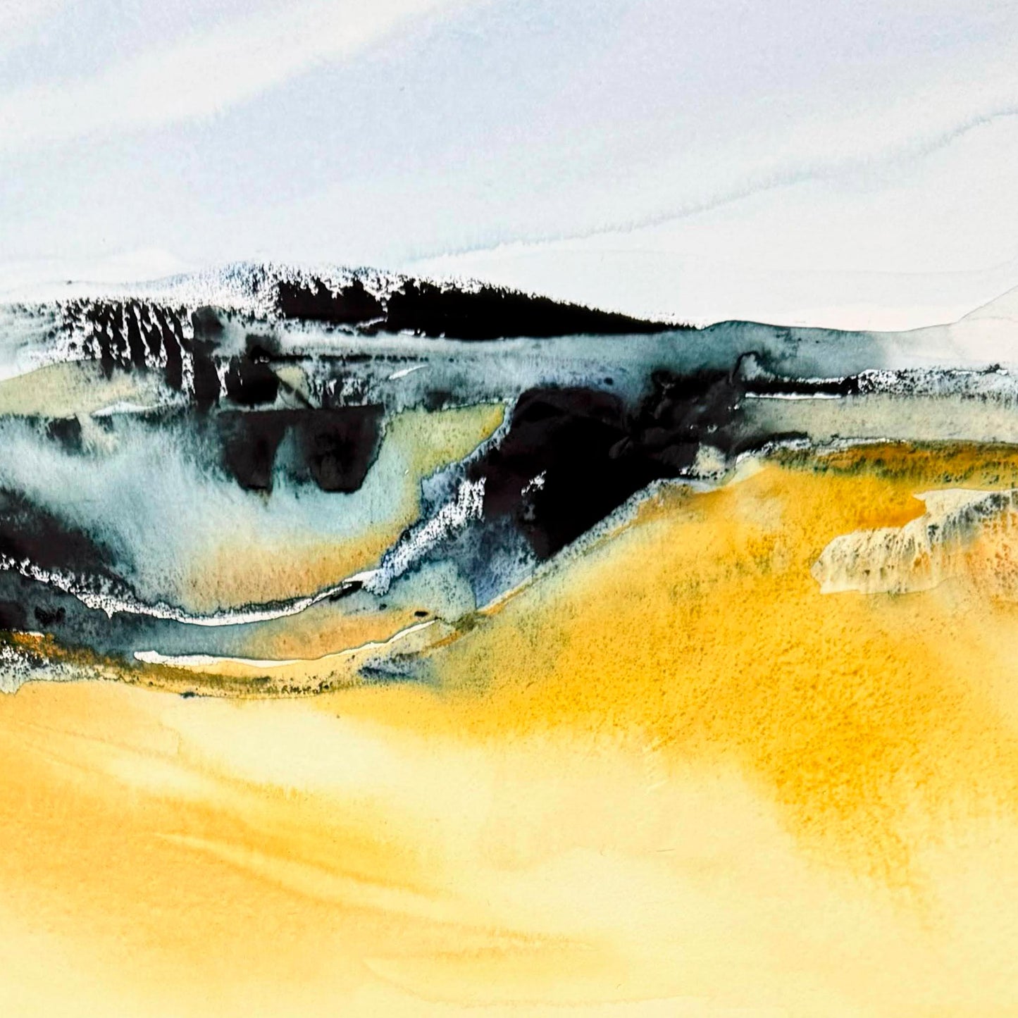Time on Beinn a' Bhuird | Watercolour