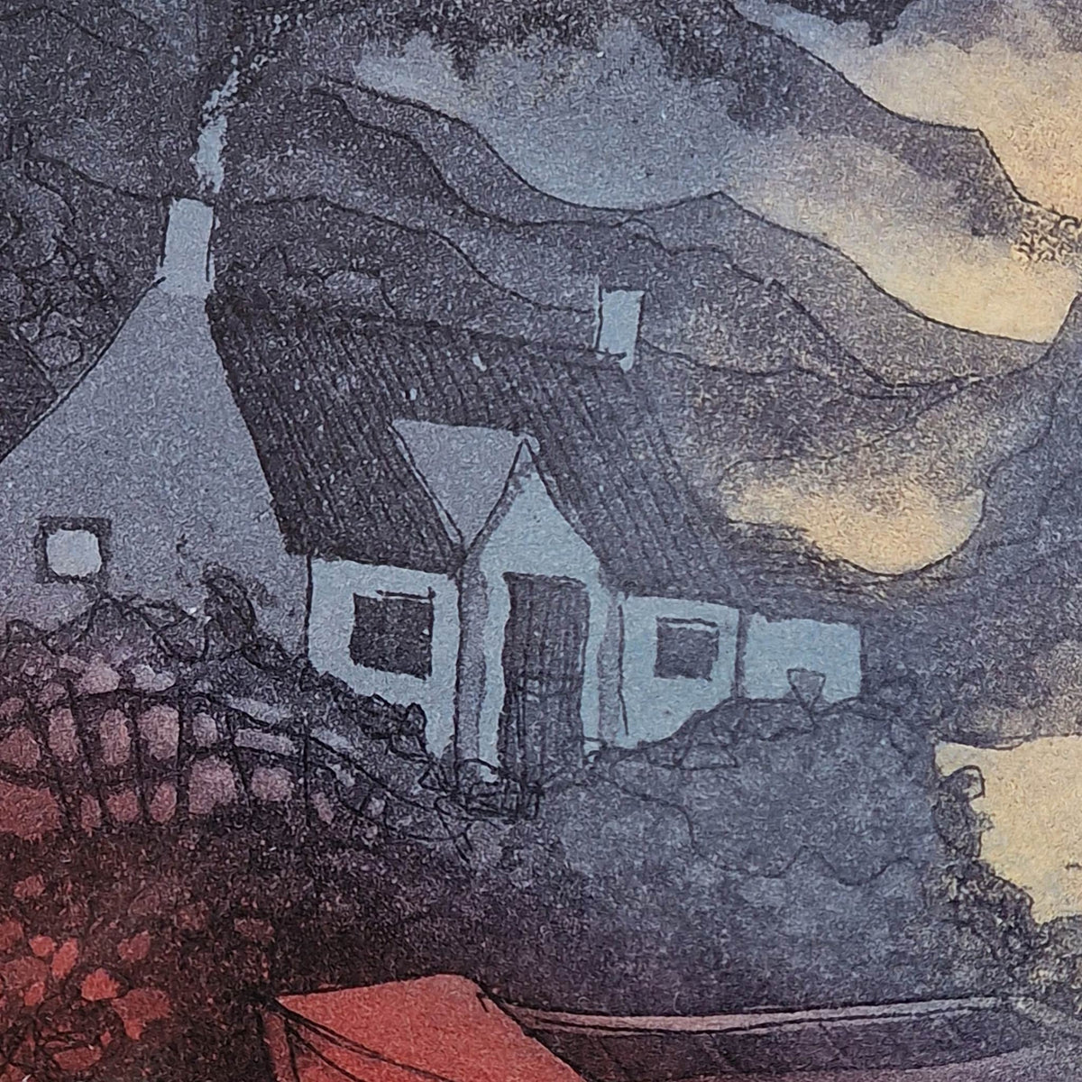 Two Boats 18/25 | Aquatint Etching