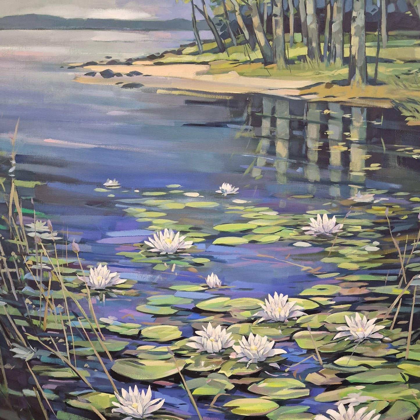 Waterlilies | Oil on Canvas