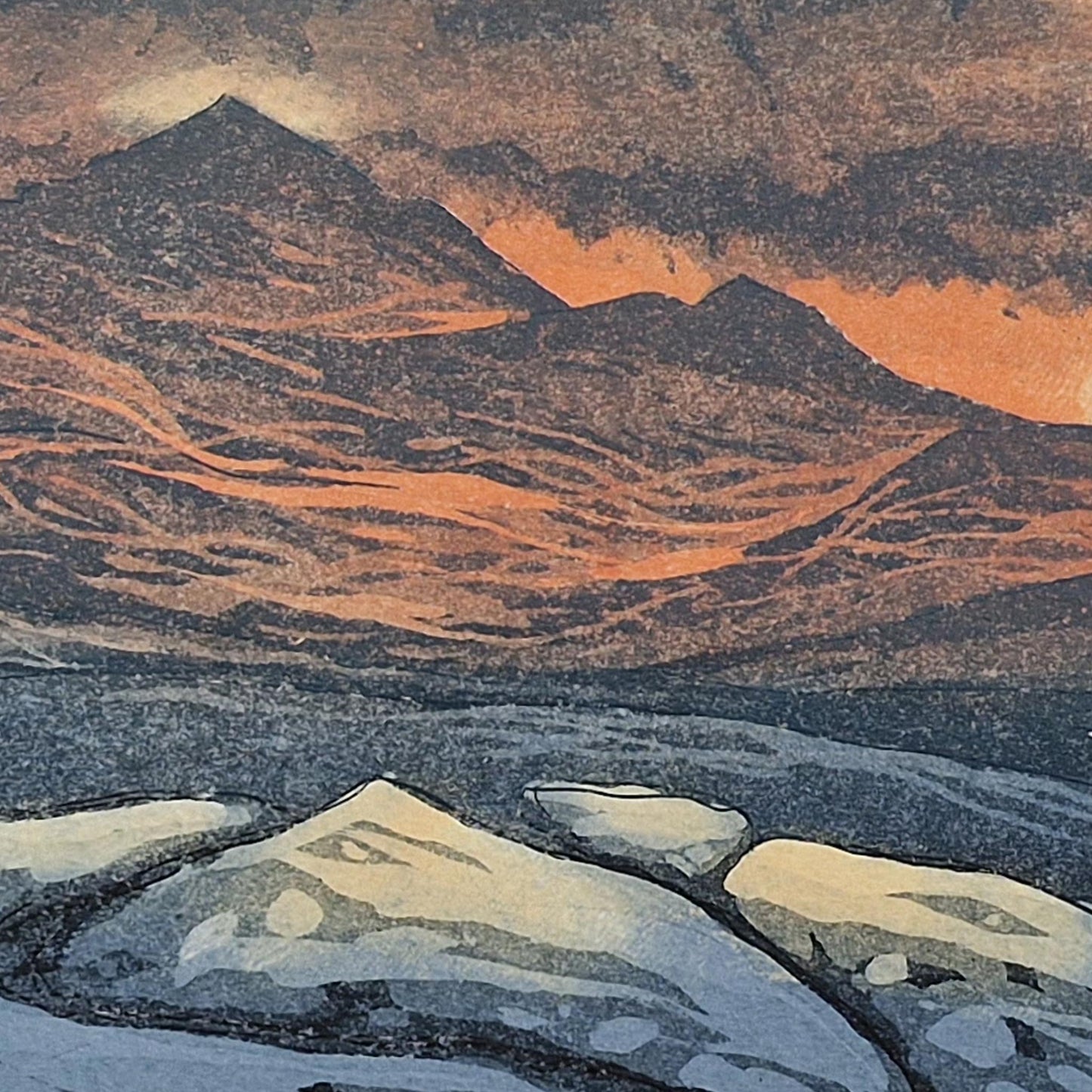 Winter Sunset 20/50 | Aquatint Etching