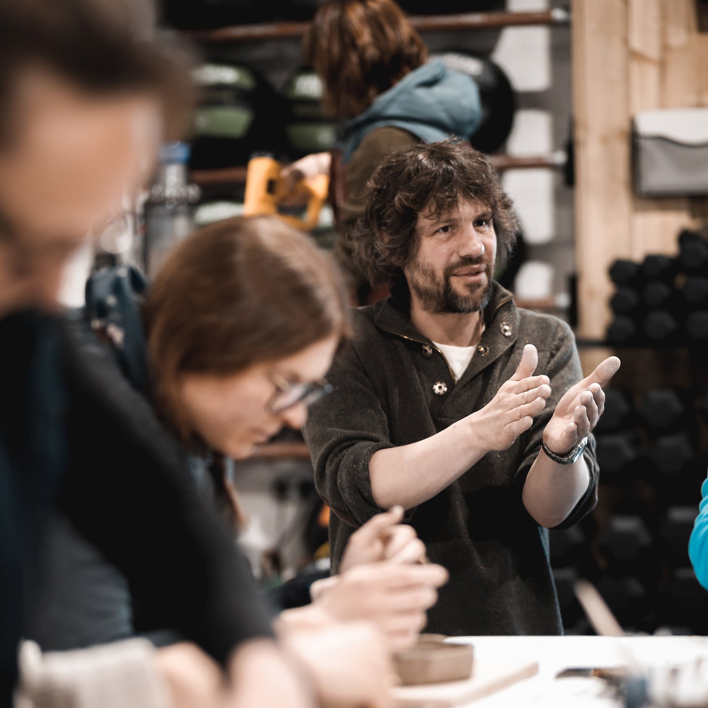 Yoga and ceramics