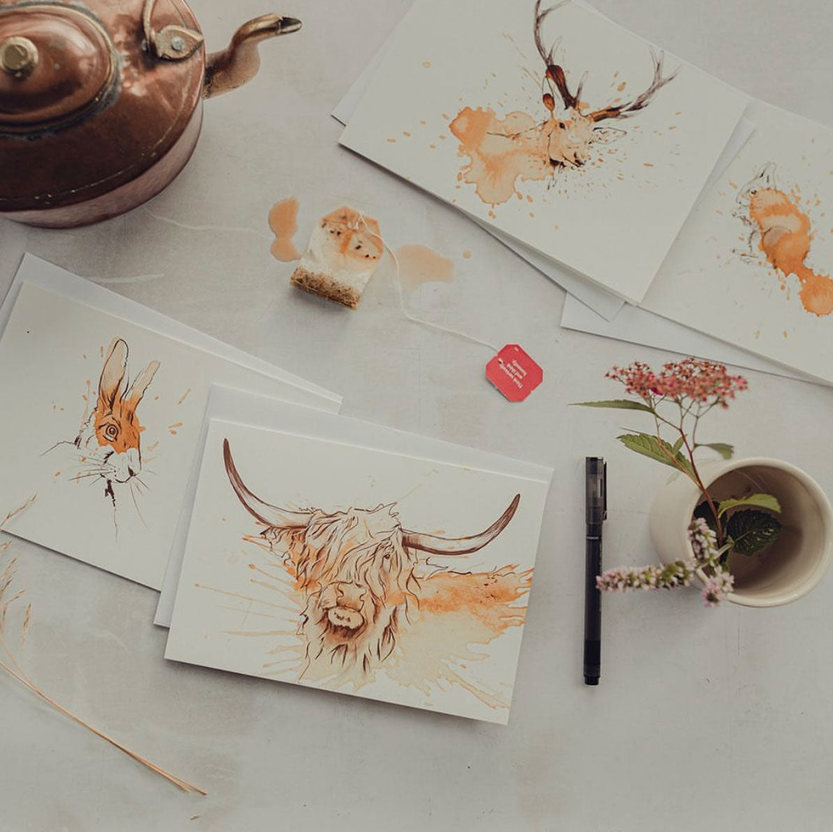 ArTea | Scottish Wildlife | Card Set