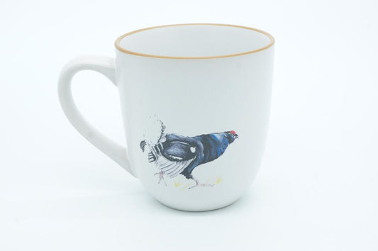 Black Grouse Chunky Mug by Angus Grant Art