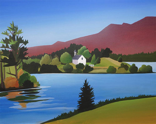 Loch Alvie Metal Print by Angus Grant Art