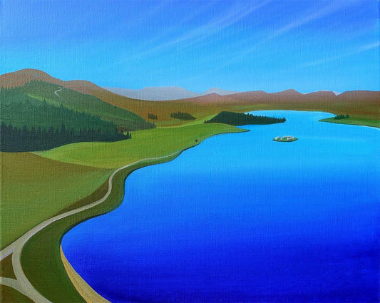 Lochindorb Metal Print by Angus Grant Art