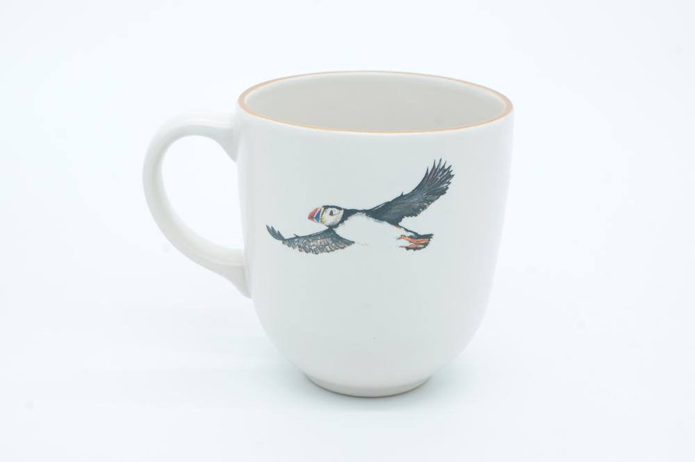 Puffin Chunky Mug by Angus Grant Art