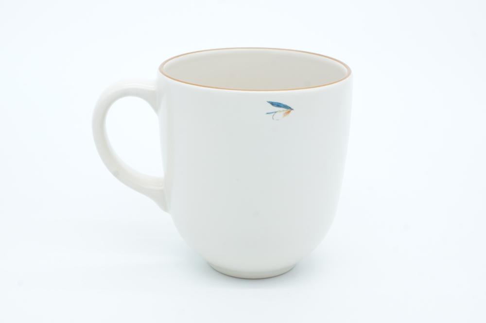 Salmon Chunky Mug by Angus Grant Art