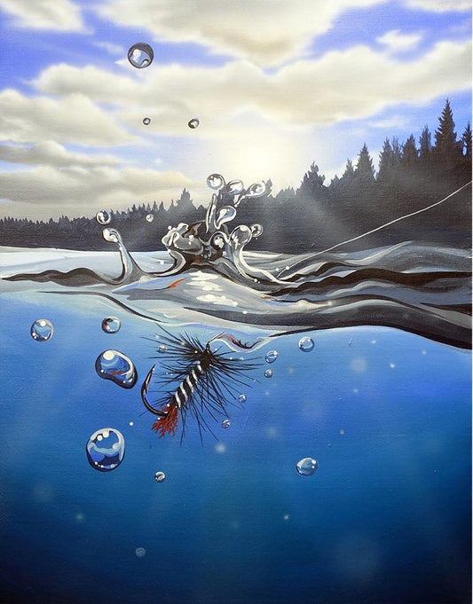 Zulu Splash Metal Print by Angus Grant Art
