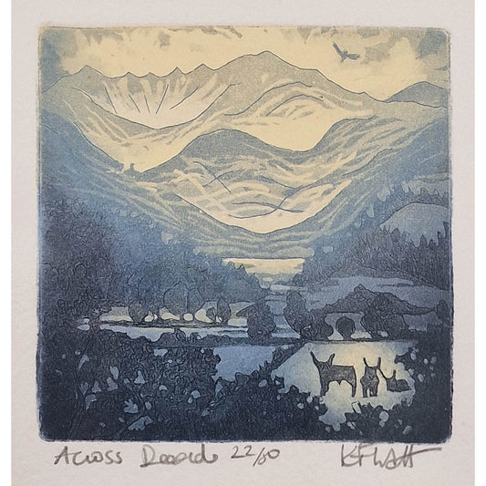 Across Deeside 22/50 | Aquatint Etching
