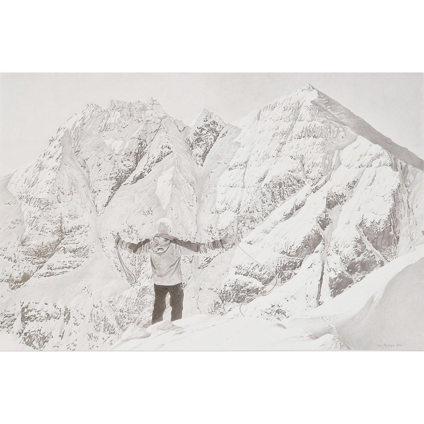 An Teallach: Winter | Pencil