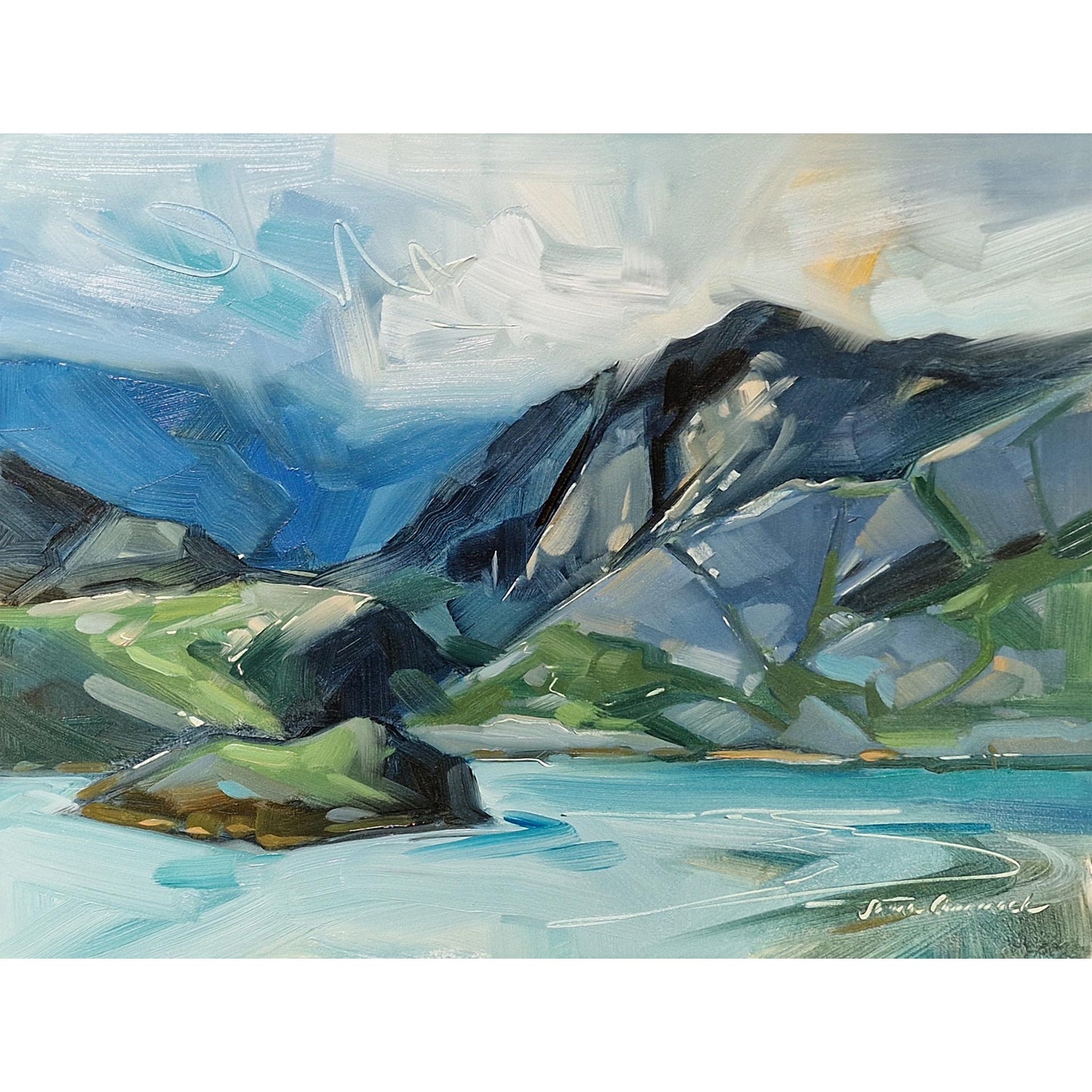 Approaching Skye I | Oil