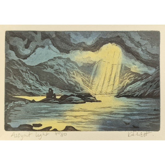Assynt Light 40/50 | Aquatint Etching