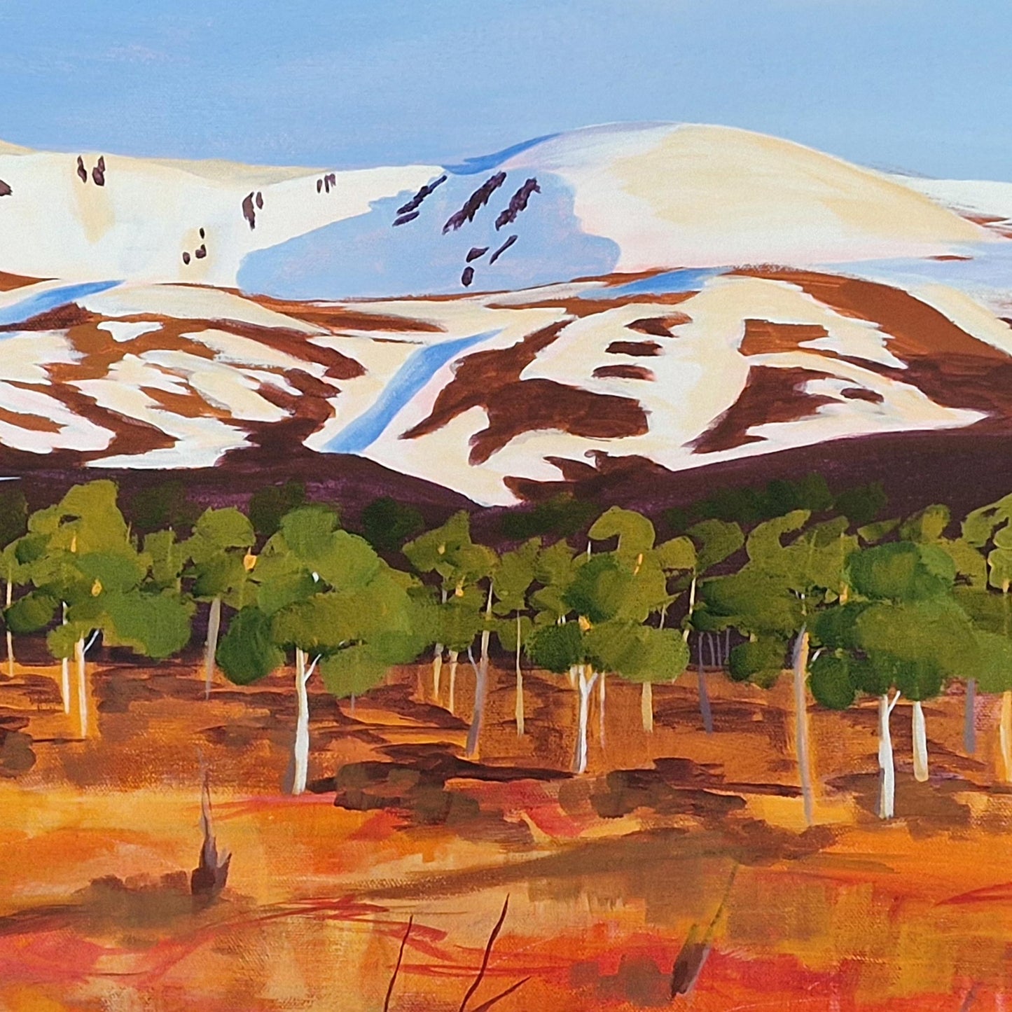 Autumn Glow, Braeriach | Acrylic on canvas