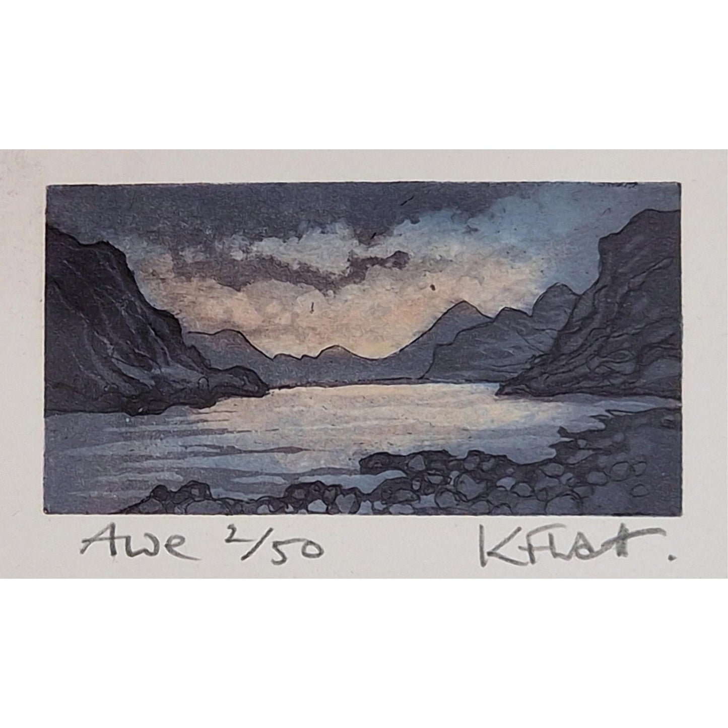 Awe 3/50 | Aquatint Etching