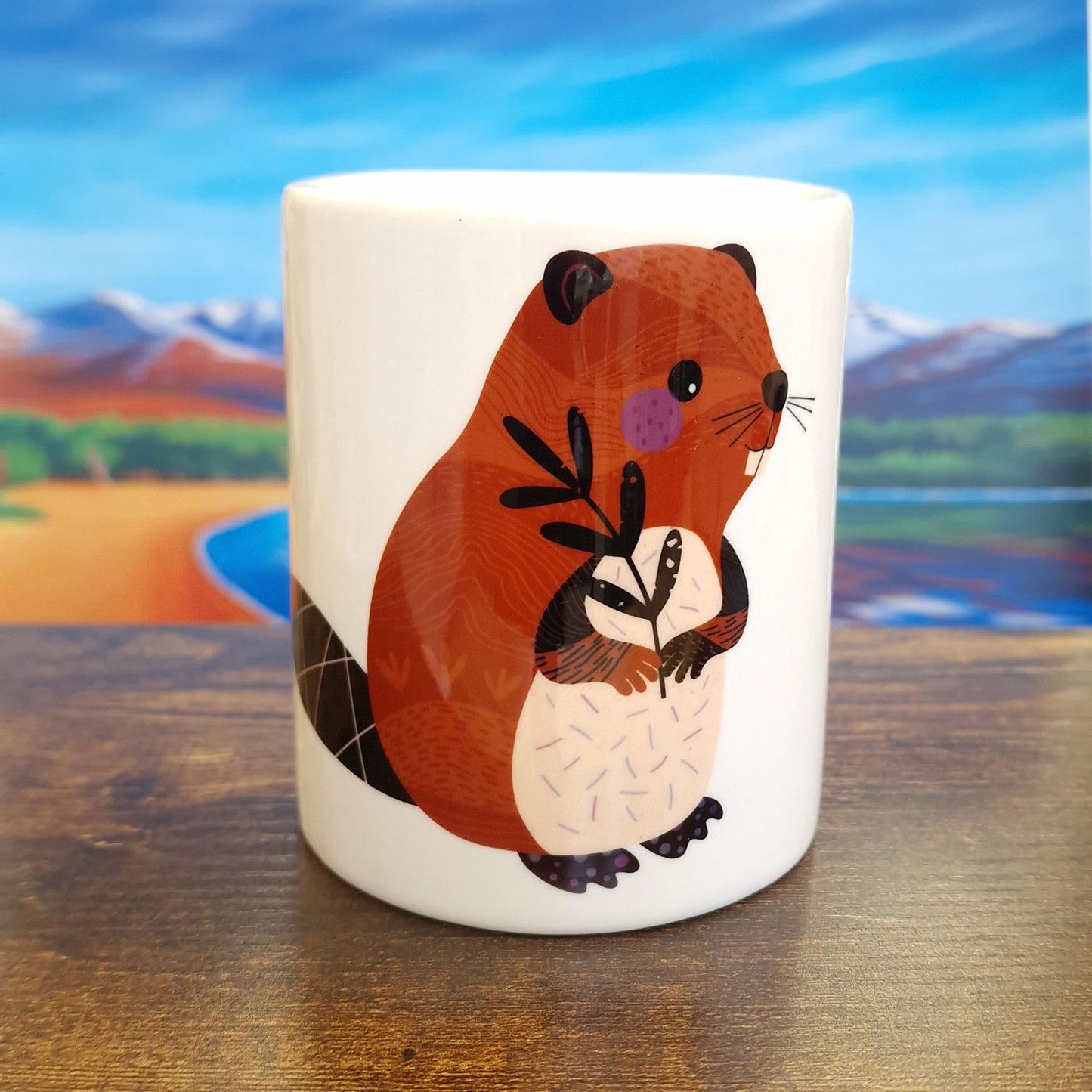 Beaver Piggy Bank | Ceramic