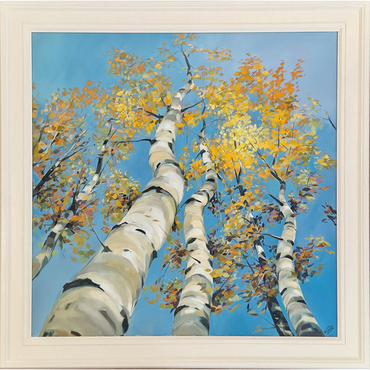 Birch Perspective | Oil on Canvas