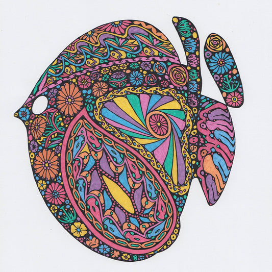 Blowfish | Ink & Gel Pen