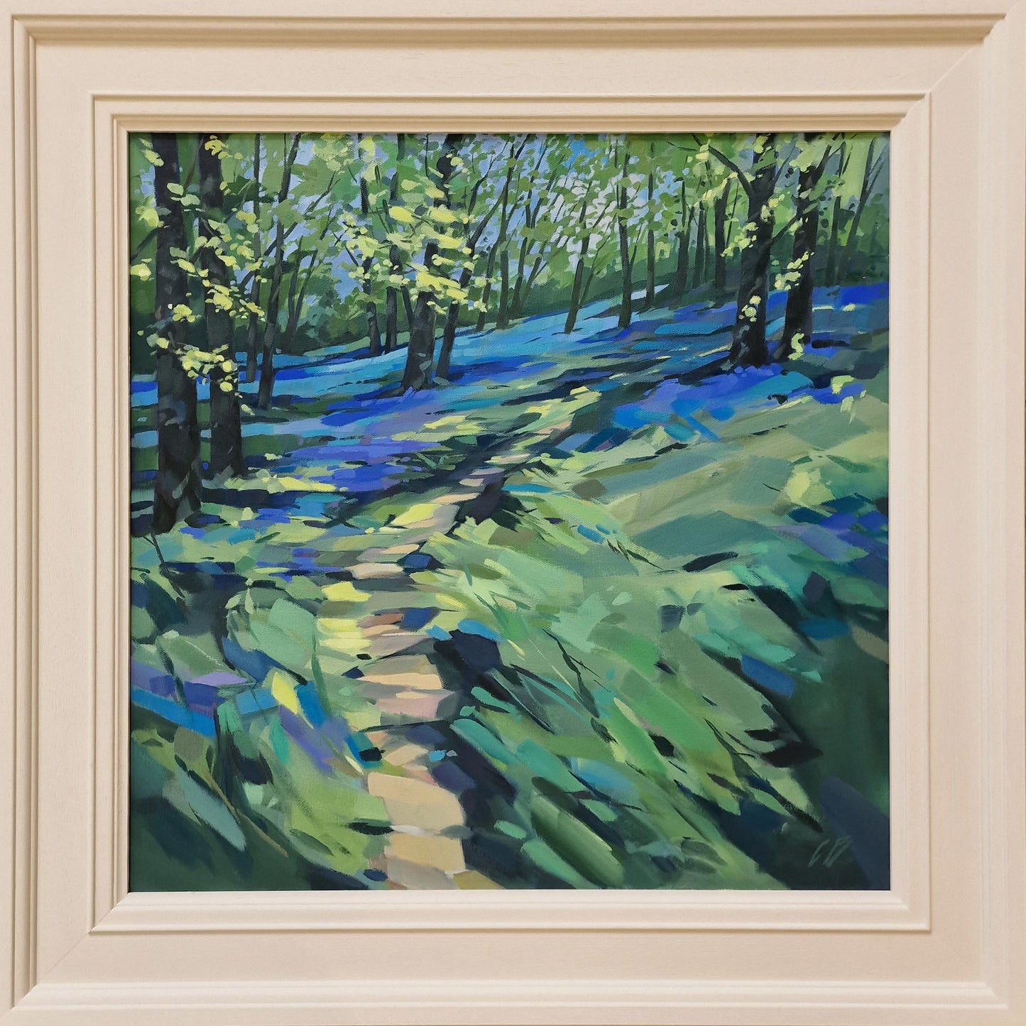 Bluebell Path | Oil on Canvas