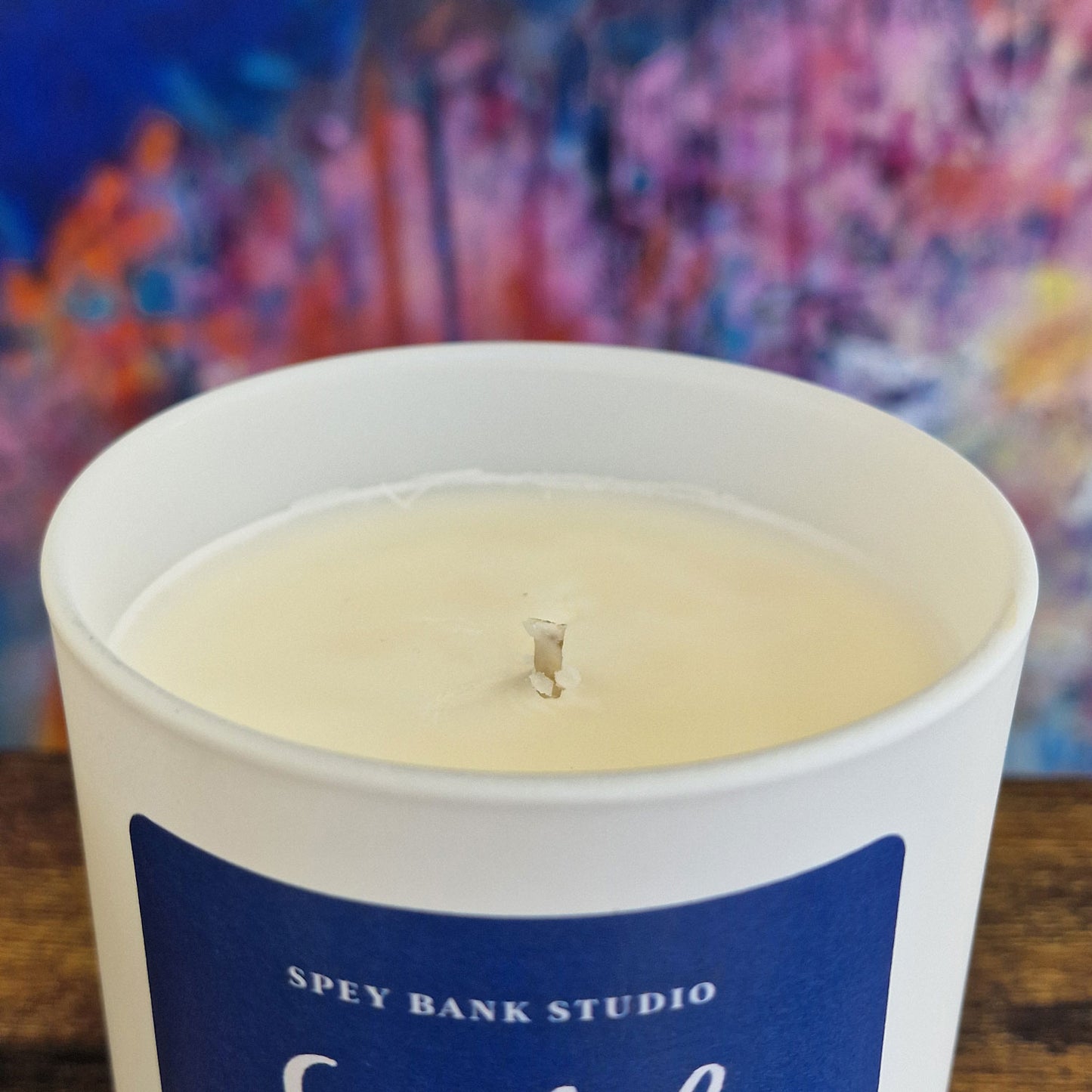 Scented Candle Pot | Scottish Bluebell | Glass
